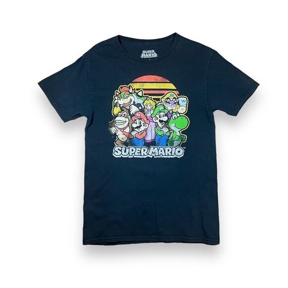 Super Mario Brothers Graphic Tee Sz S - Picture 1 of 9